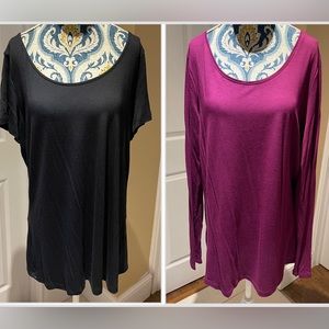 2 Super Soft Rickis Tops NWT